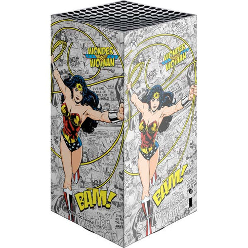DC Comics Wonder Woman Classic Action Pose XBox Series X Digital Edition Console Skin